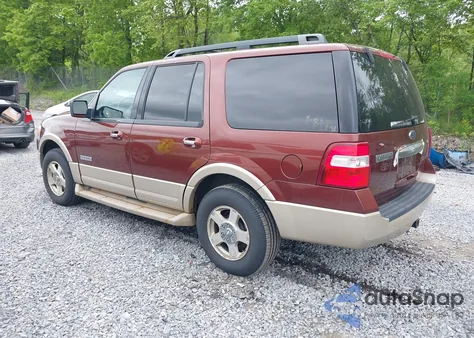 2007 Ford Expedition Eddie Bauer из США, поврежденный, VIN 1FMFU18527LA61052